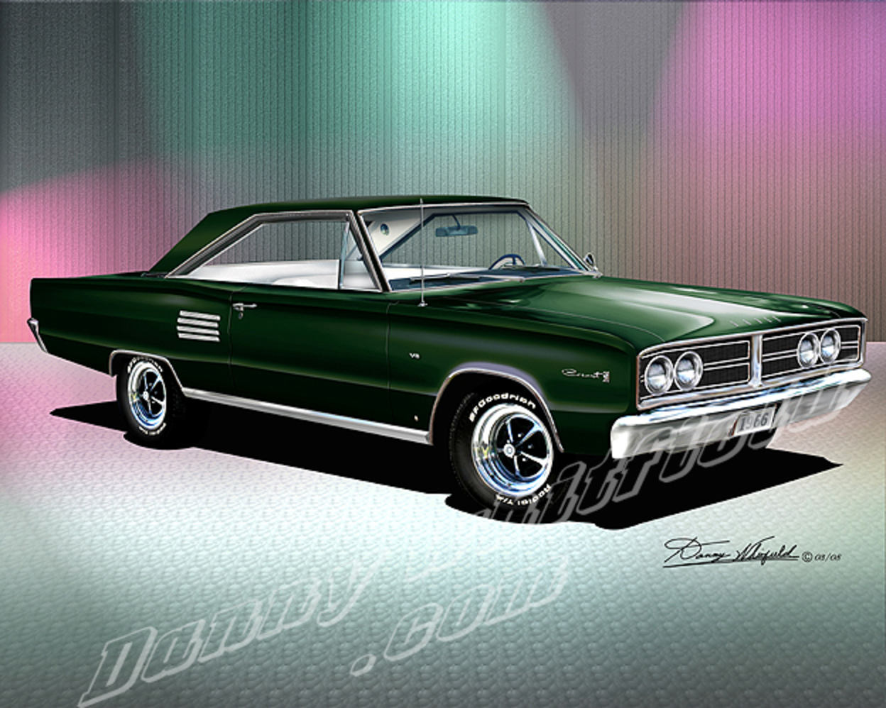 1966-1967 Dodge Coronet Classic Cars Prints by Danny Whitfield