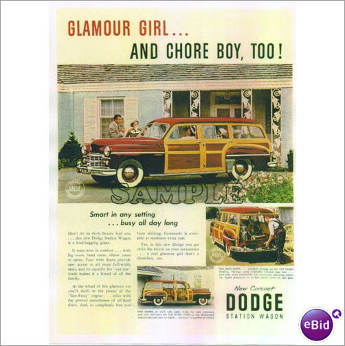 1949 Dodge Woody Station Wagon. Listing Description