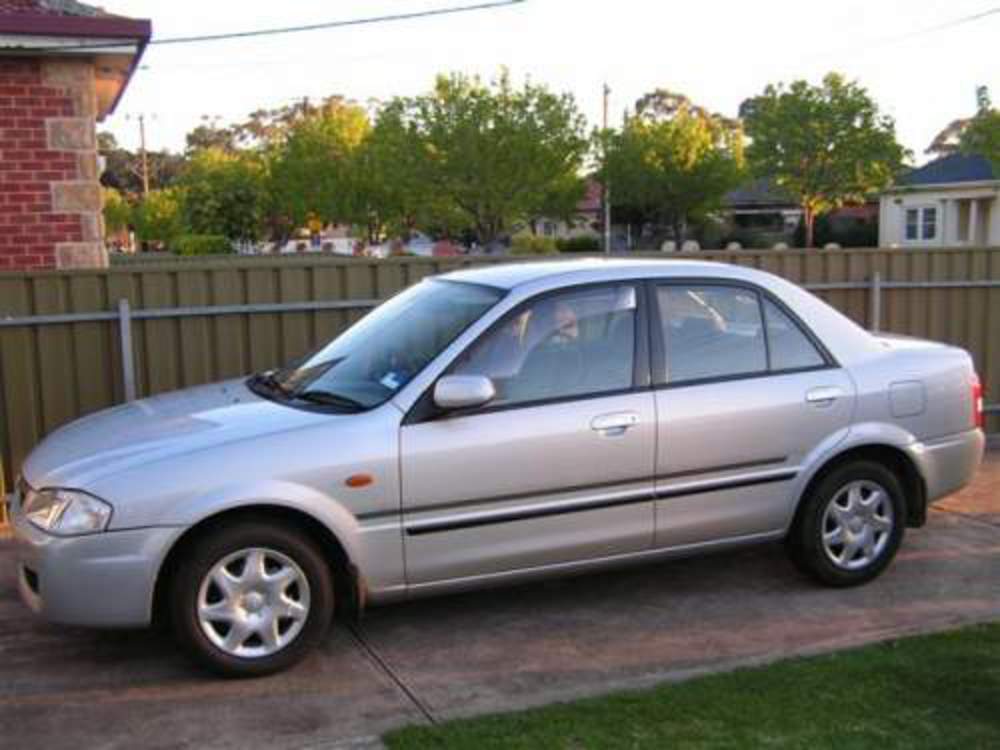 Used MAZDA 323 Protege for sale with Silver 1998 4 door sedan, $10,995