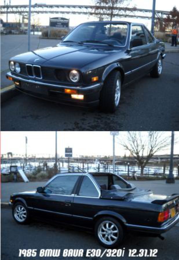 Baurspotting: 1985 BMW 320i Baur For Sale in Portland OR