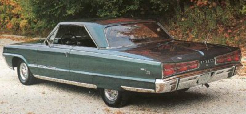 Canadian 1966 Dodge Monaco 500s, as shown here, used Plymouth interiors.