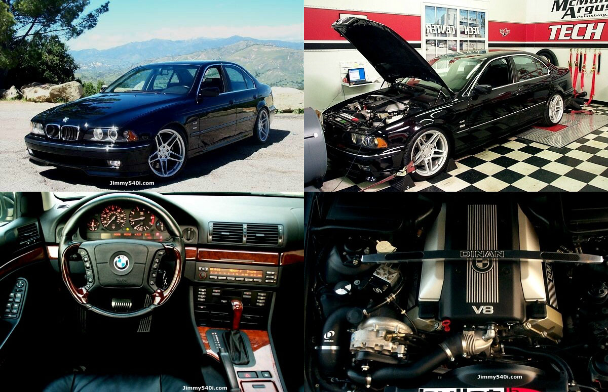 On this page we present you the most successful photo gallery of BMW 540i