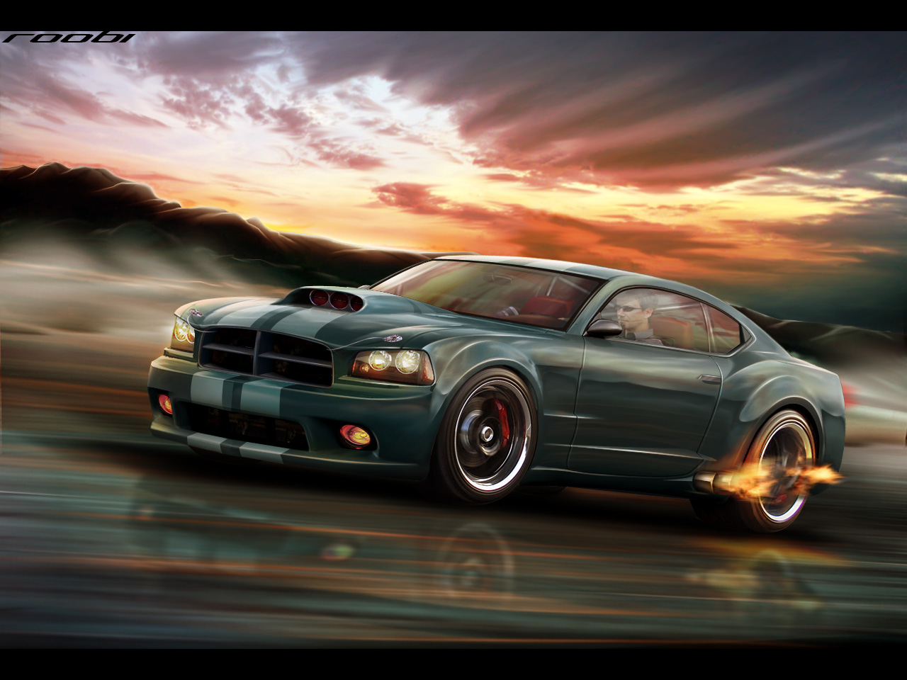 Dodge Charger by roobi
