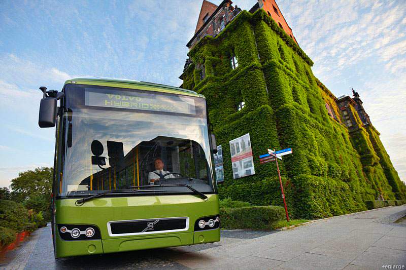 volvo 7700 hybrid bus. This is the first commercially viable hybrid bus that