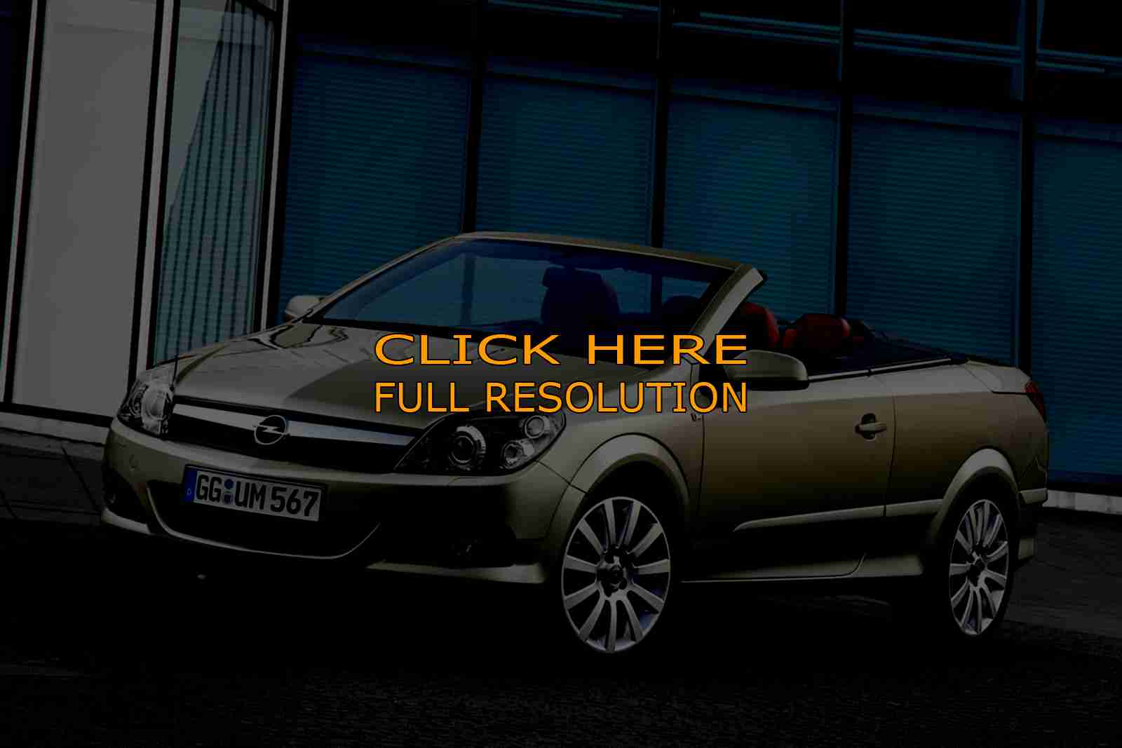 Opel Astra Cabriolet. This is why they've just announced that by 2013 they