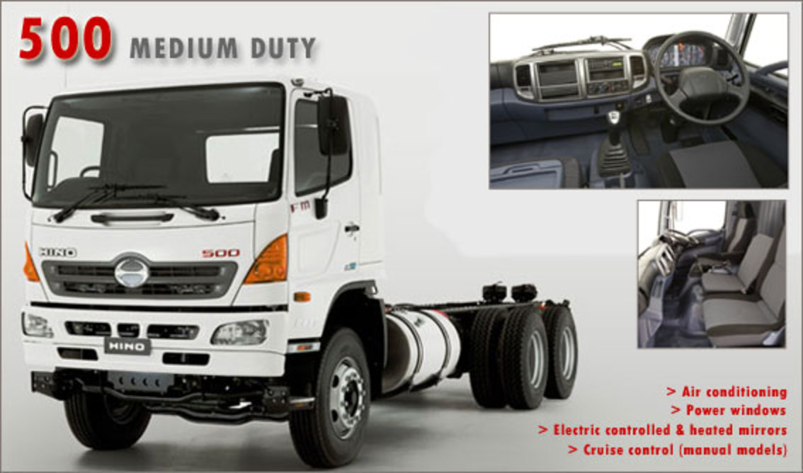 Hino 500 - an evolution of technology in medium-duty trucks.