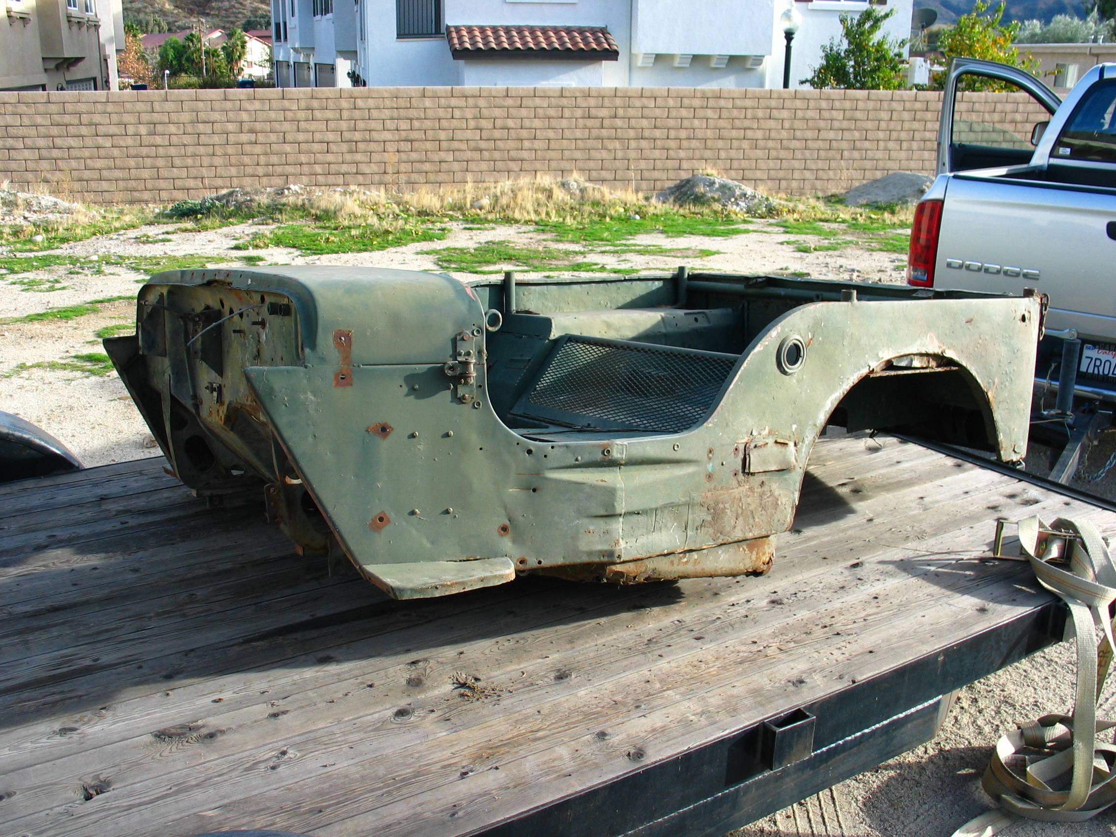 This Ford GPW body came up and I couldn't pass