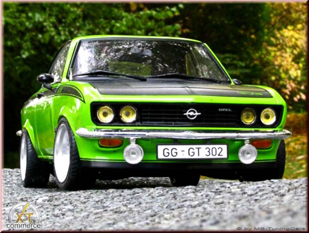 Opel Manta gt/e green 1975 wheels bbs big offset tuning Norev. Opel Manta