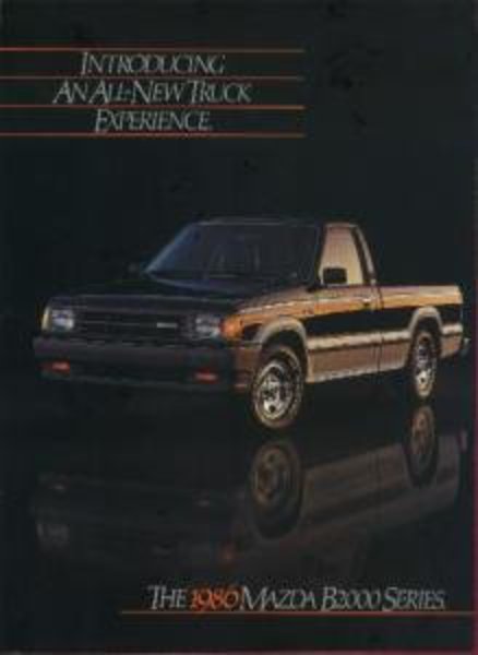 1986 MAZDA B2000/ B2000 SE-5/ B2000 LX TRUCK COLOR AD