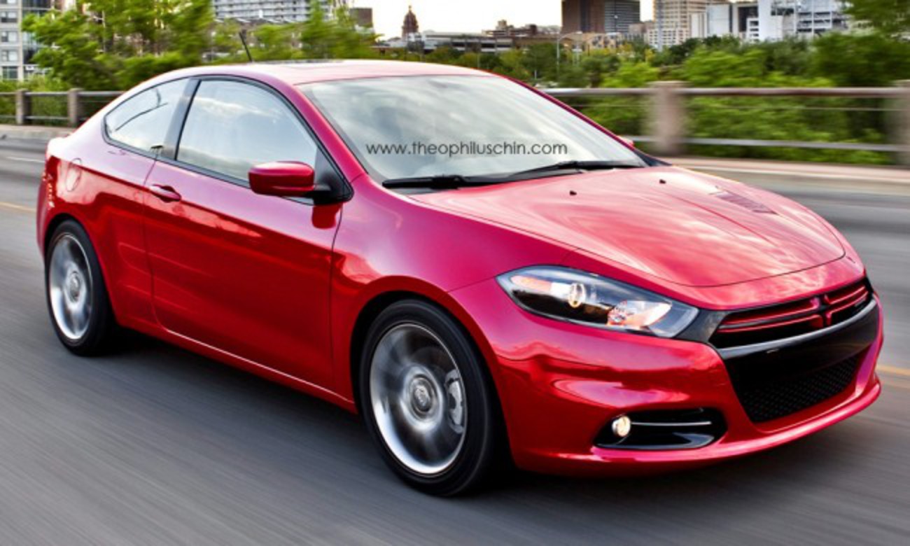 2013 Dodge Dart Coupe Rendered!