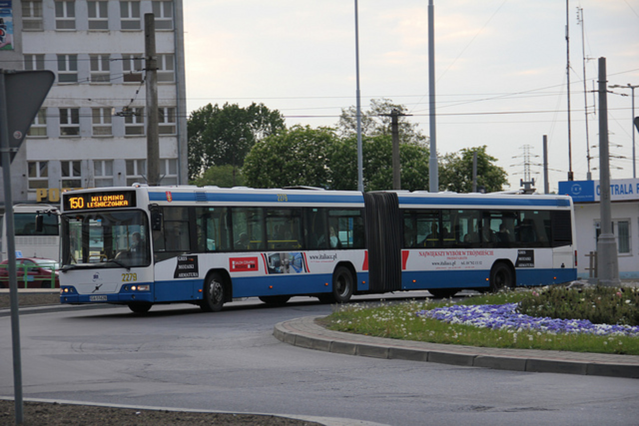 PKM Volvo 7000A bus #2279 , Gdynia 15.05.2012