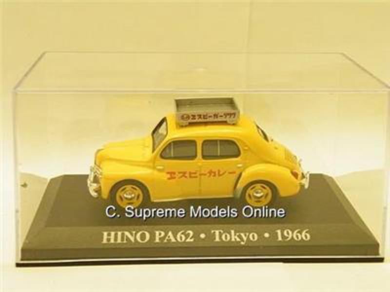 HINO PA62 TOKYO 1966 TAXI CAR MINT PACKED 1/43RD SCALE SALOON YELLOW N9801