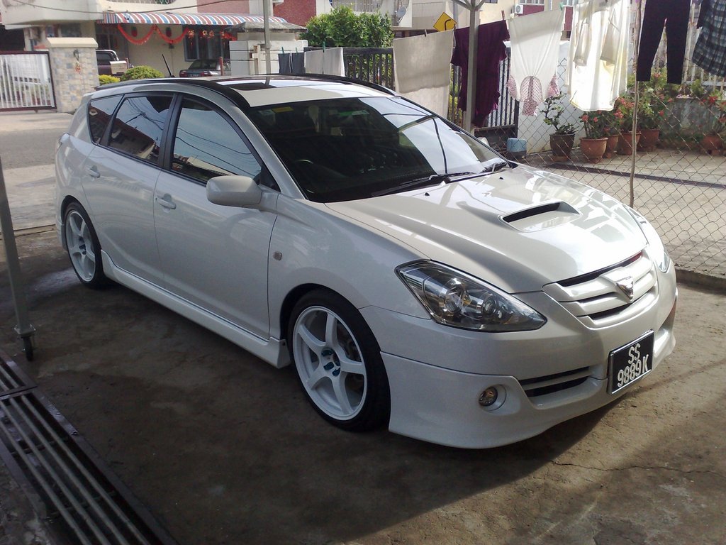 My Toyota Caldina new facelift Front view