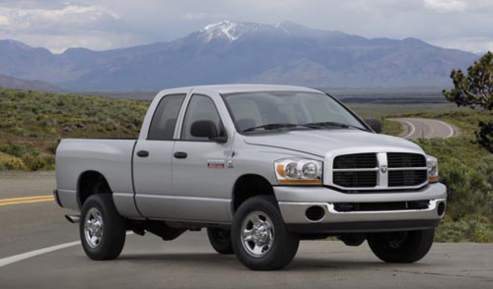 Another benefit is its low emissions: 2008 Dodge Ram Heavy Duty pickups