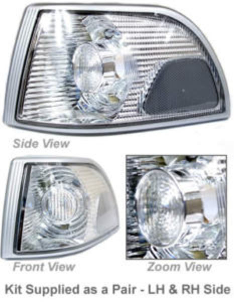 Volvo S/V70,C70- Chrome Projector Style Corner Lamp Kit | eBay