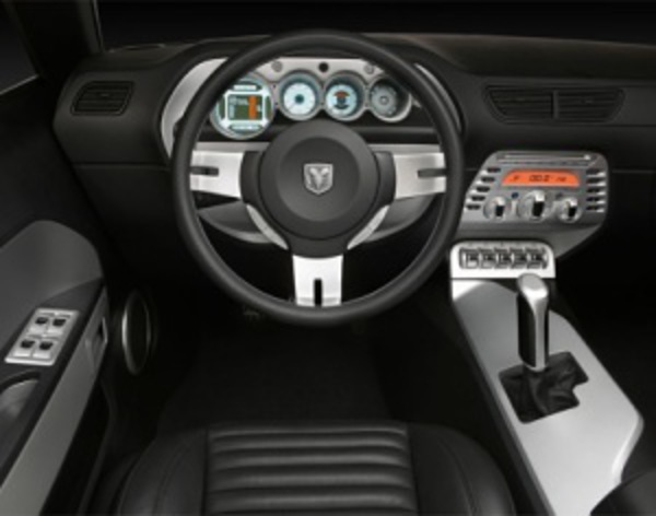 Dodge Challenger Concept Interior styling is designed to capture some