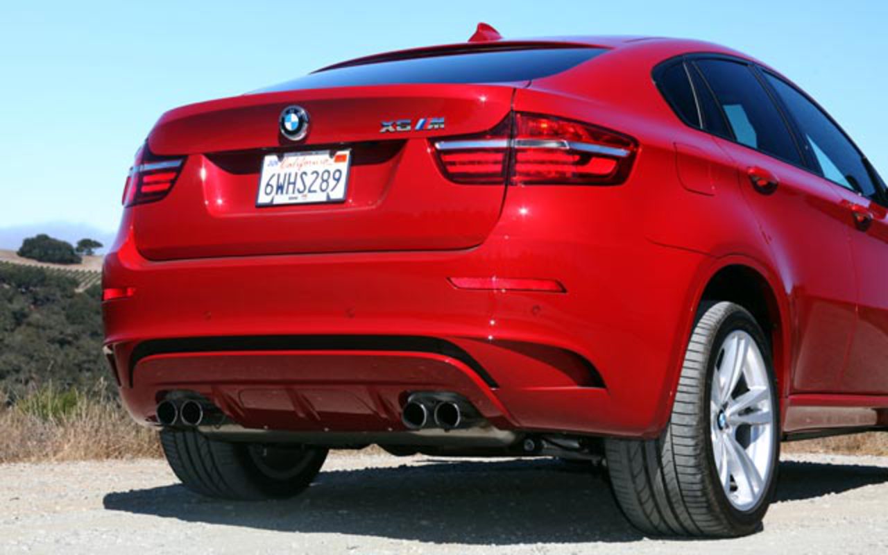 high-waisted looks of it, you'd suspect the BMW X6 M exists solely to