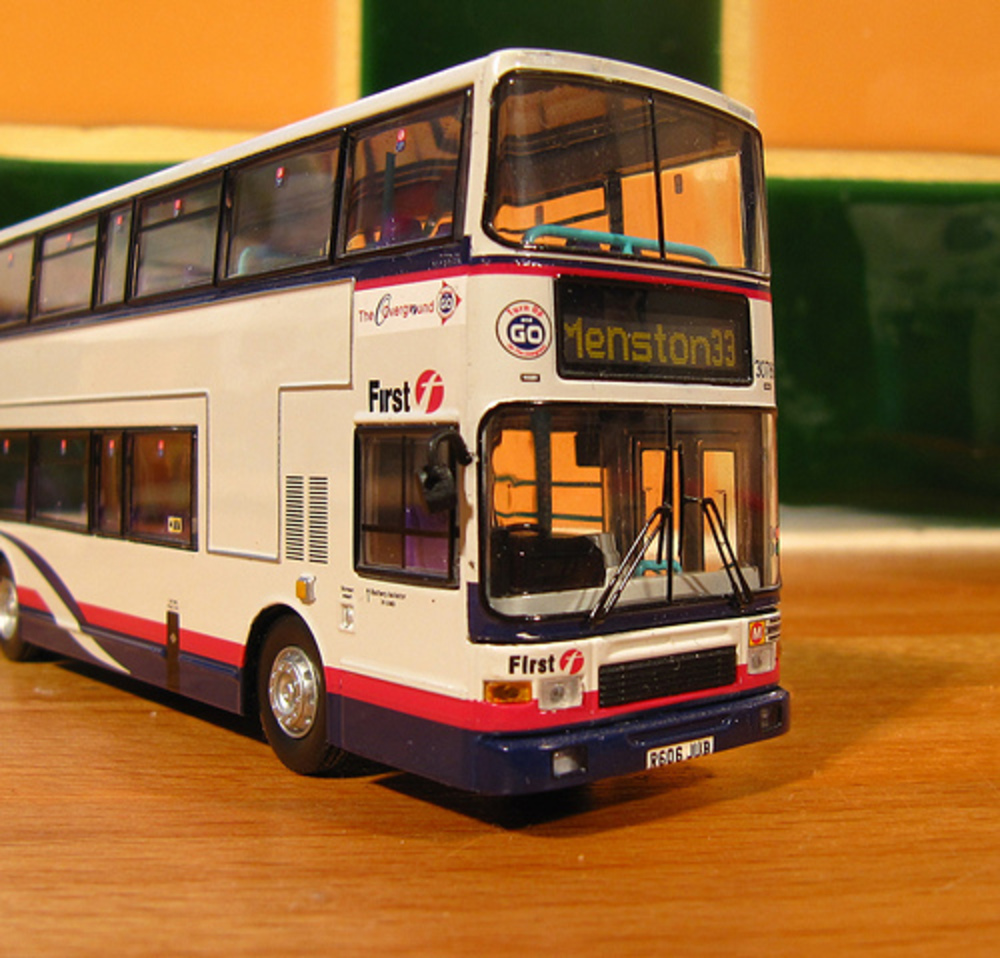 First Leeds/West Yorkshire Volvo Olympian/Alexander Royale Model Bus by