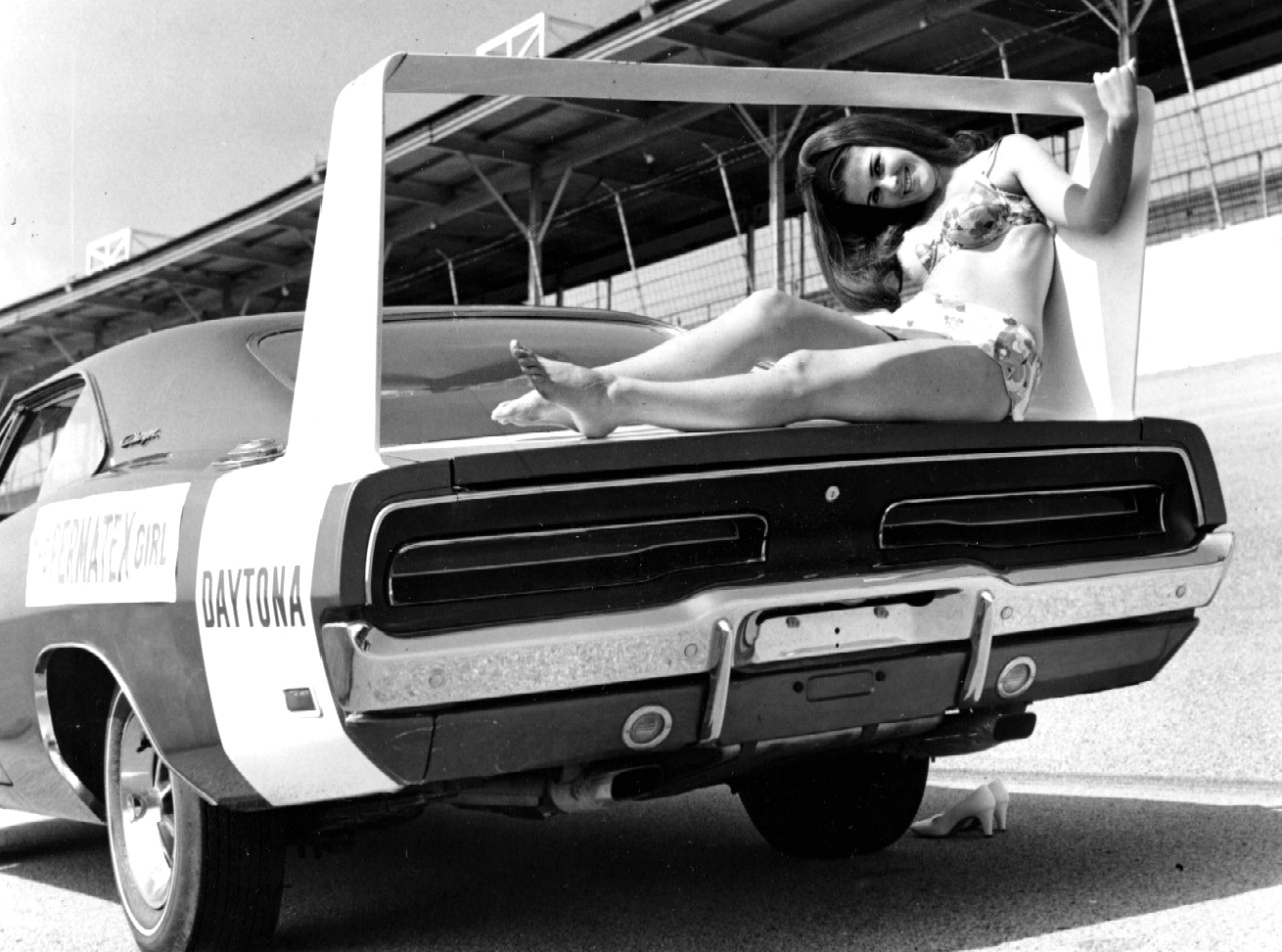 [thumbnail of 1969 Dodge Charger Daytona w-Model Rear BW.jpg]