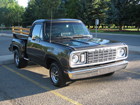 Dodge 100 ""Commando"" In A Parking Lot In Lethbridge, AB Canada
