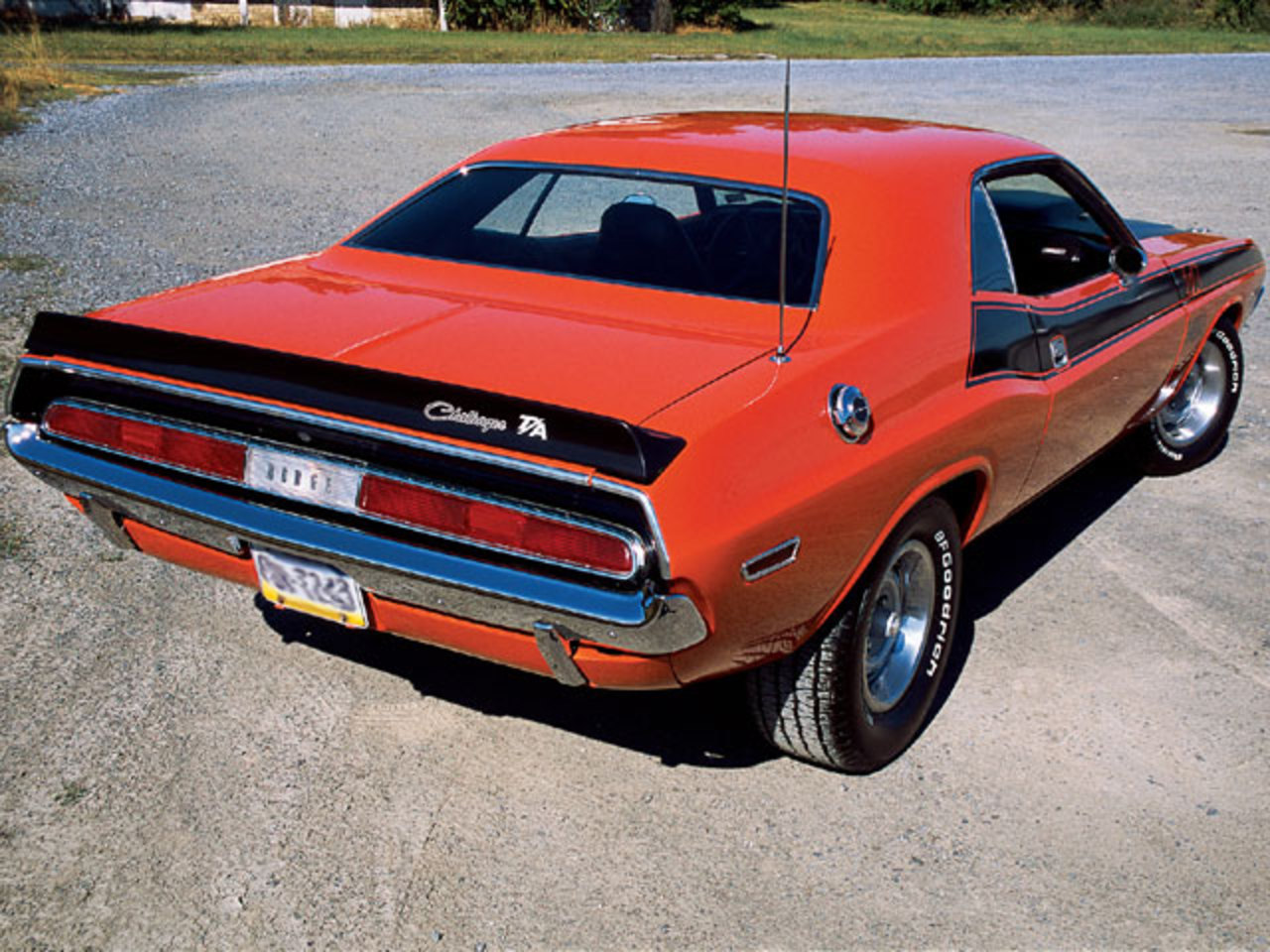 1970 Dodge Challenger T A Coupe Rear View