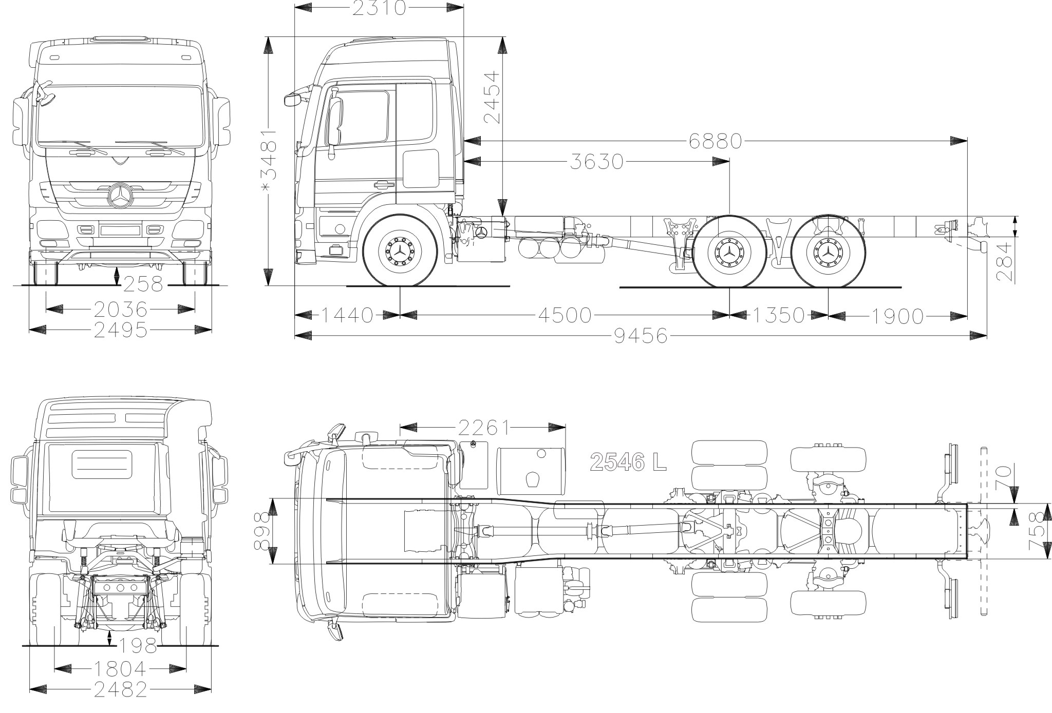 TopWorldAuto >> Photos of Mercedes-Benz Actros 2546 - photo galleries