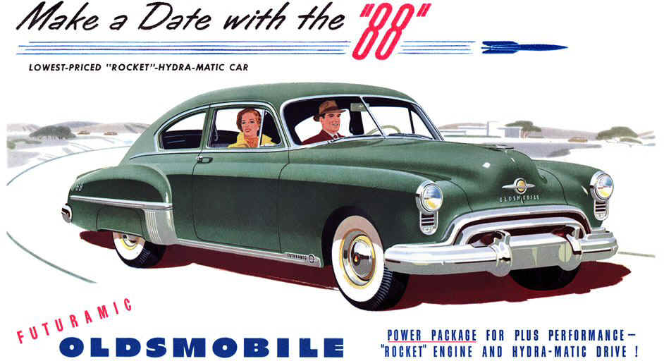 Retro 1949 Futuramic Oldsmobile 88.jpg (112894 bytes) 1949 Oldsmobile 88