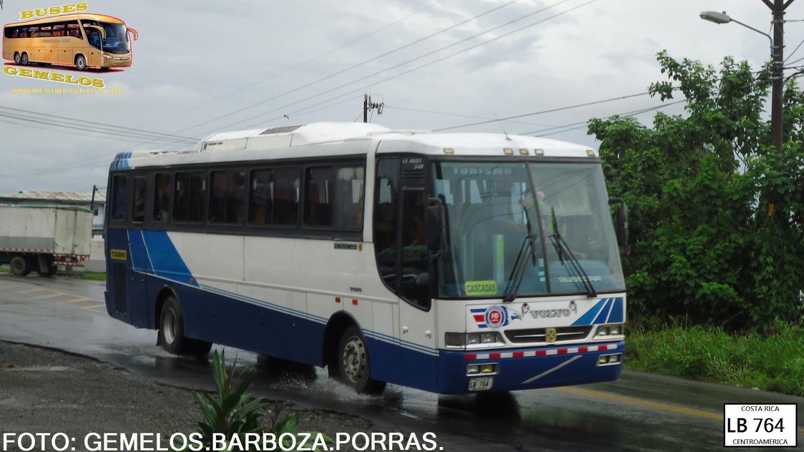 VOLVO B7R BUSSCAR EL BUSS 340 LB 764 UTLIZADO POR TRANSPORTES HEBA