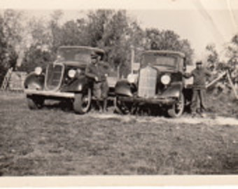 Vintage/Antique photo of a Dodge gasoline truck