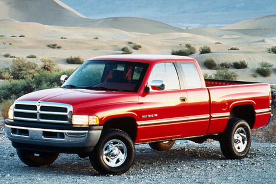 1996 Dodge Ram 1500: ECU and PCM Located Red 1996 Dodge Ram 1500 Front .