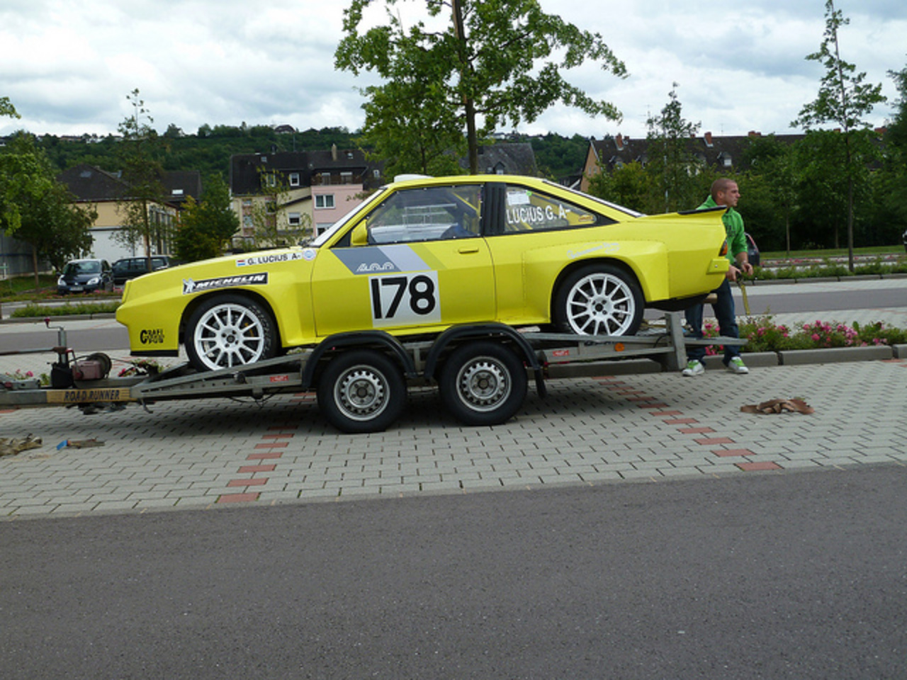 Opel Manta Rallye car