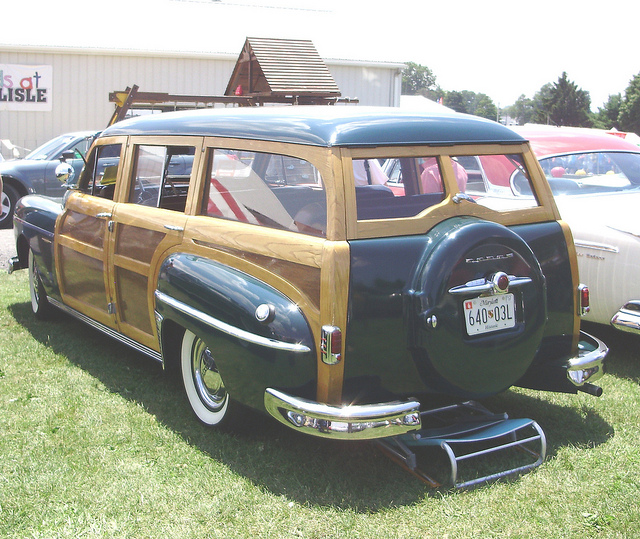 1949 Dodge Woody Station Wagon. Chrysler Carlisle Car Show