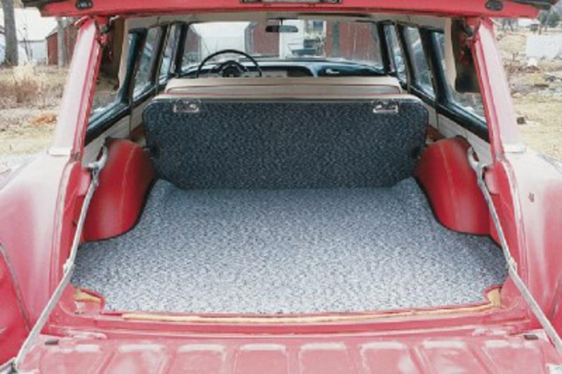 Great cargo space made the 1955 Dodge Royal Sierra Custom station wagon an