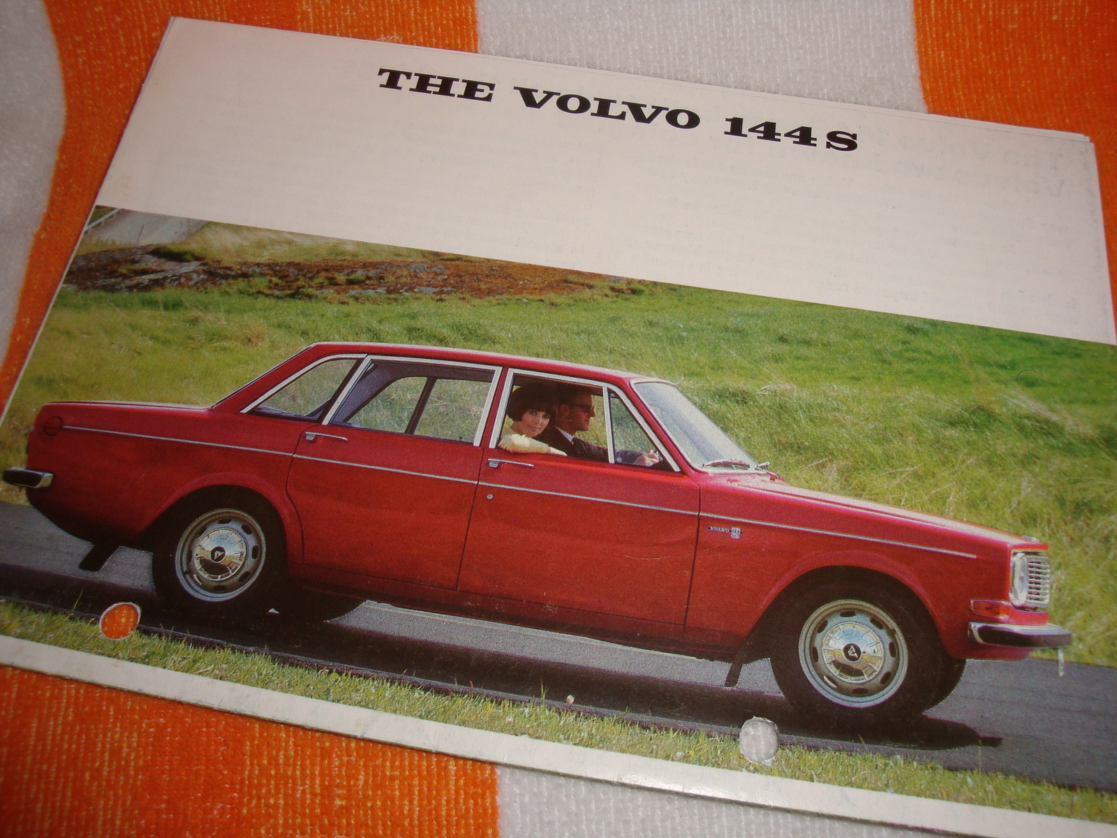 Volvo 144S Color Brochure Fold-Out Dealer Sales Convention 1967 | eBay