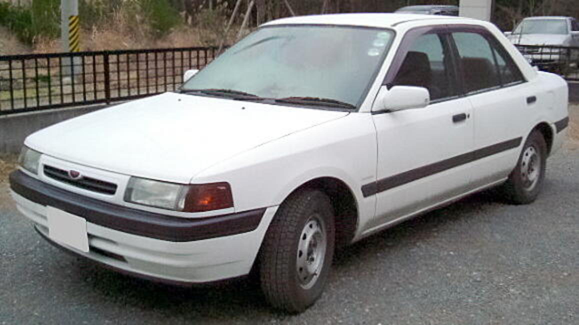 File:Mazda Familia Sedan 1991.JPG. No higher resolution available.