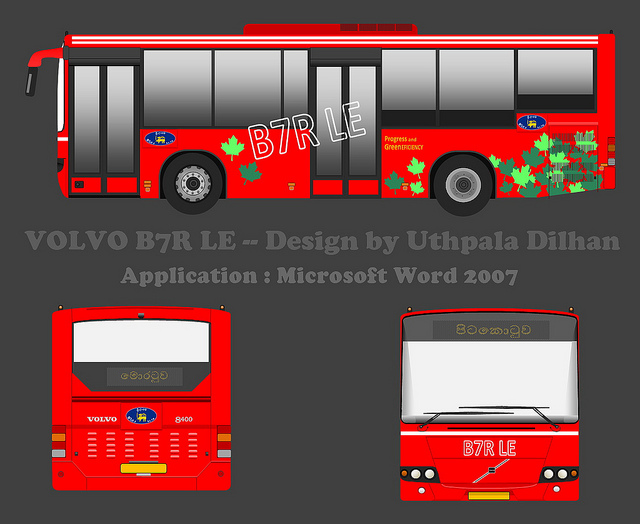 My Design of Volvo B7R LE Citybus Application Used to Design: Microsoft Word
