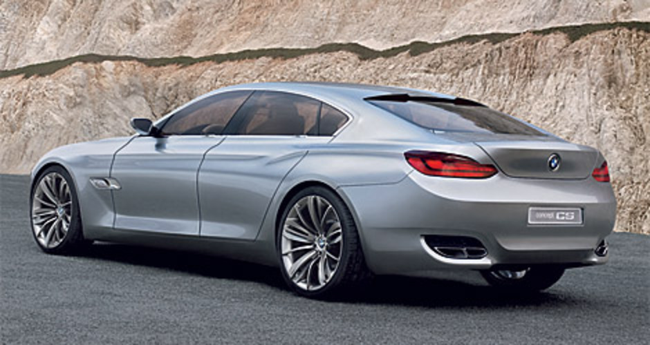 The new luxury sedan 2013 four doors BMW Concept CS cars picture gallery