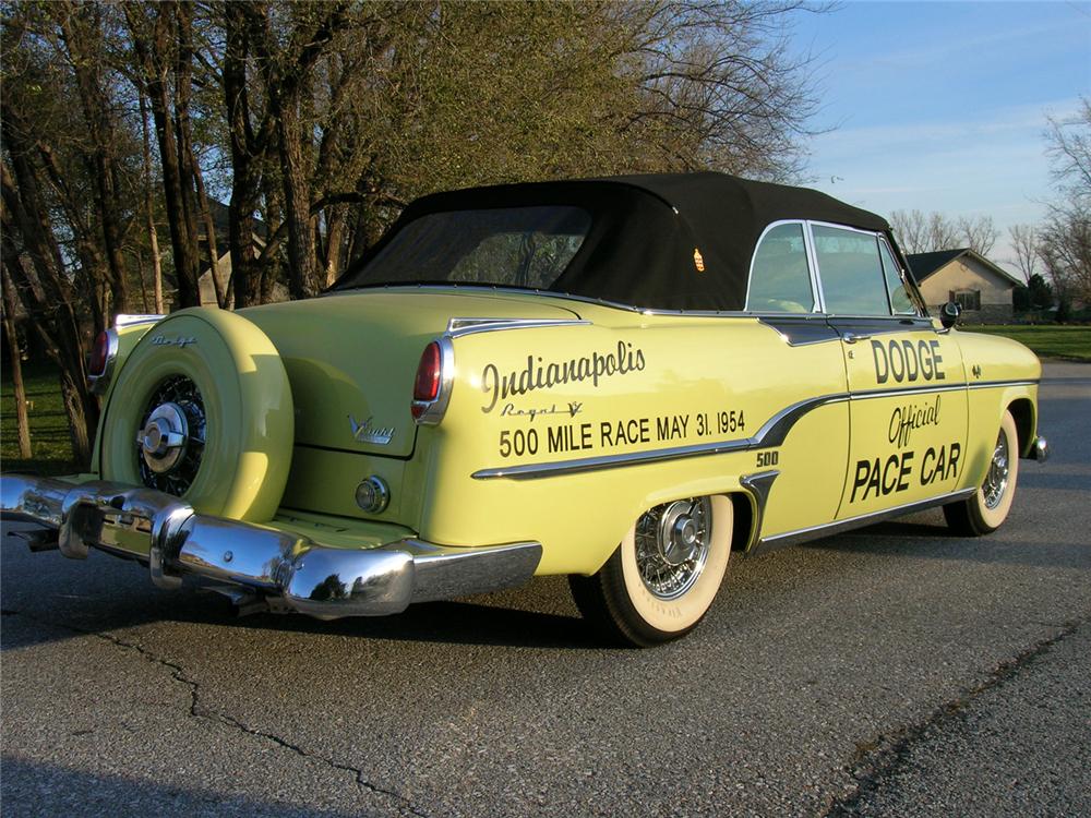 Barrett-Jackson Lot: 1050 - 1954 DODGE ROYAL INDY 500 PACE CAR EDITION