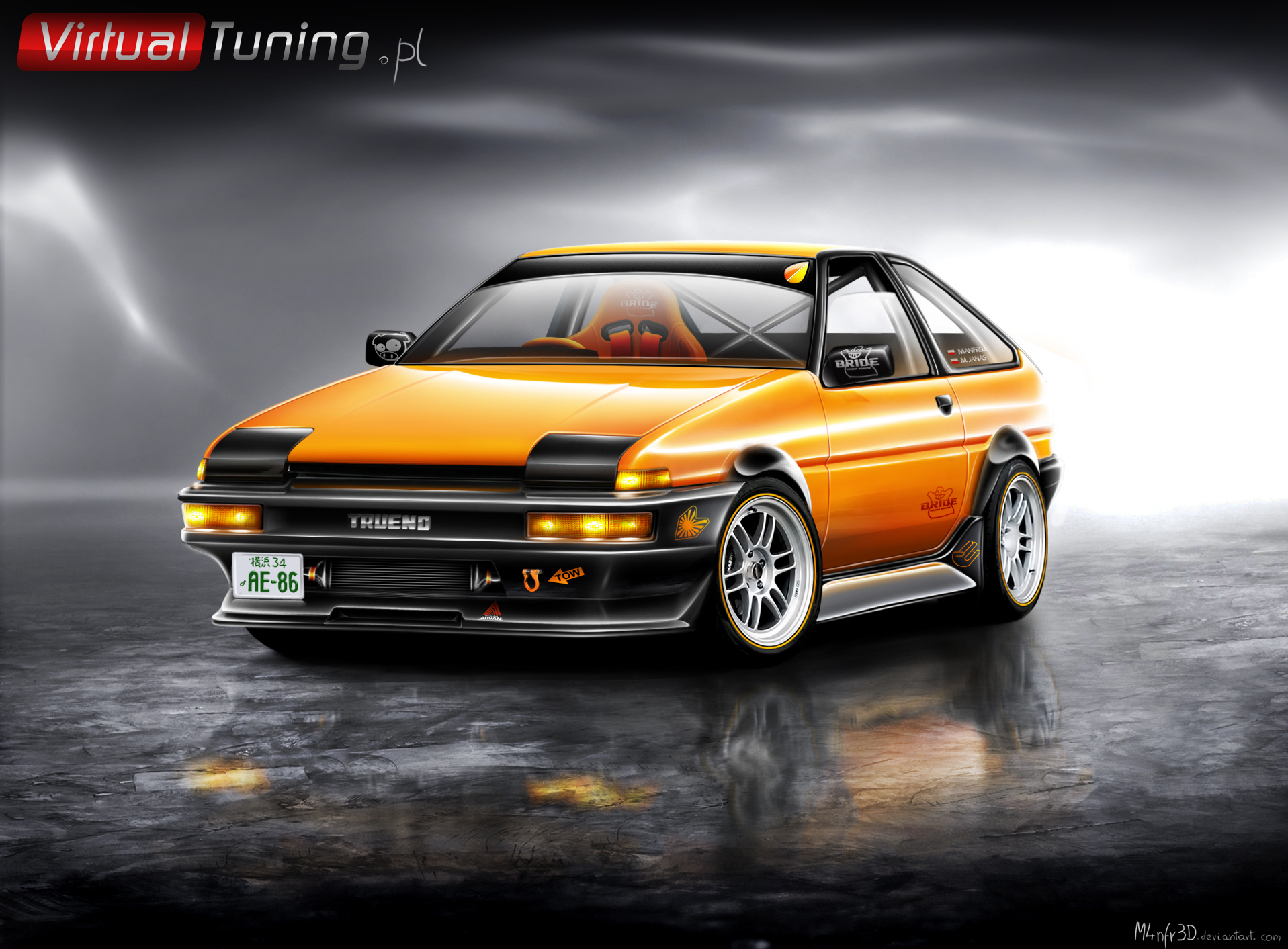 Toyota Corolla AE86 by ~M4nfr3D on deviantART