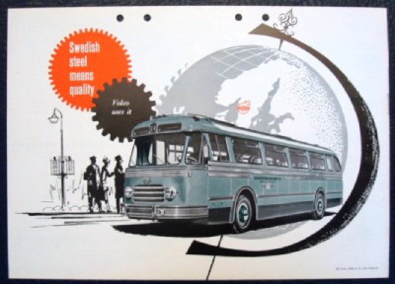 Volvo B727 Bus Coach Chassis Sales Brochure 1953 UK | eBay