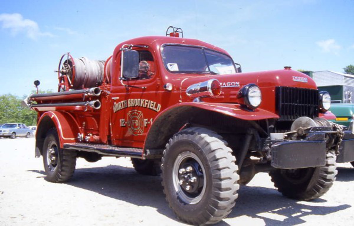 Dodge Power Wagon brush truck, North Brookfield, MA