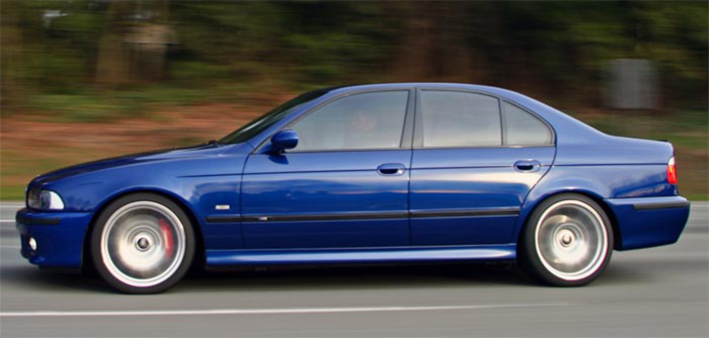 BMW M5 (E39) (2000-2003). 2001 Lemans Blue BMW M5, courtesy of Jason Tang,