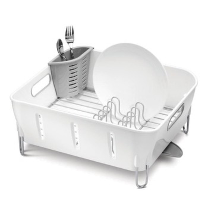 Simplehuman - White Compact Dish Rack