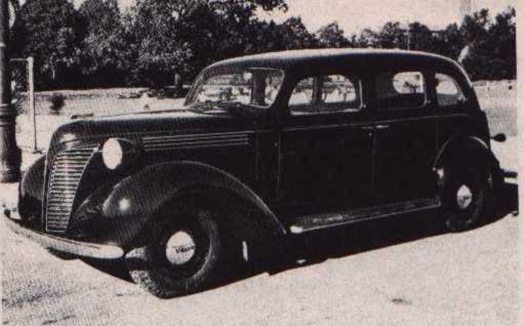 Model Volvo PV 801 is begining 1938 in Sweden.