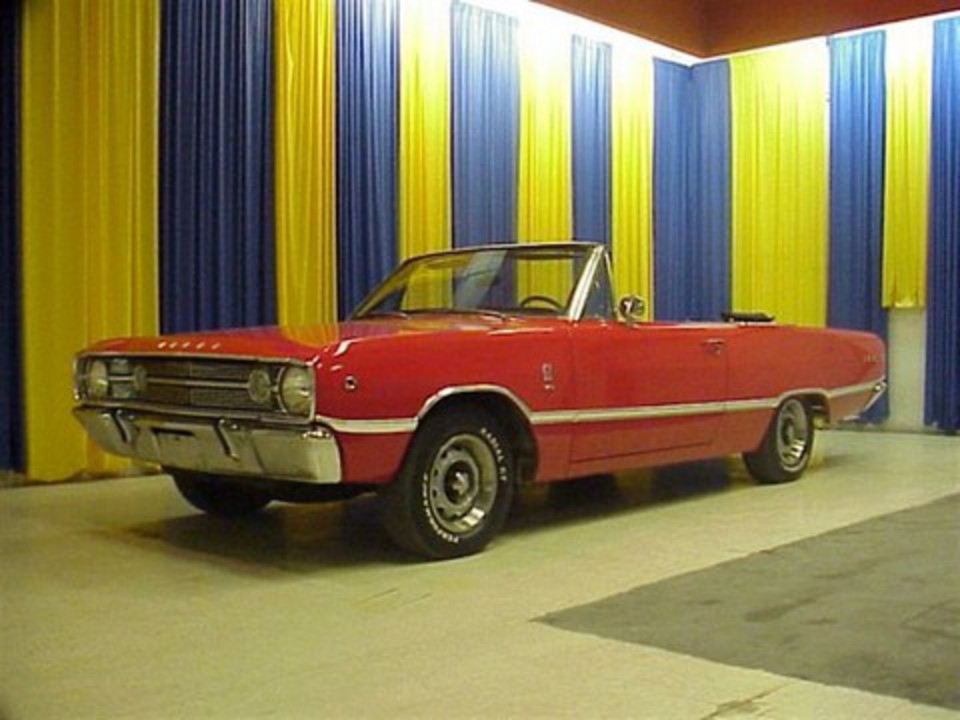 1968 Dodge Dart GT Conv Red-