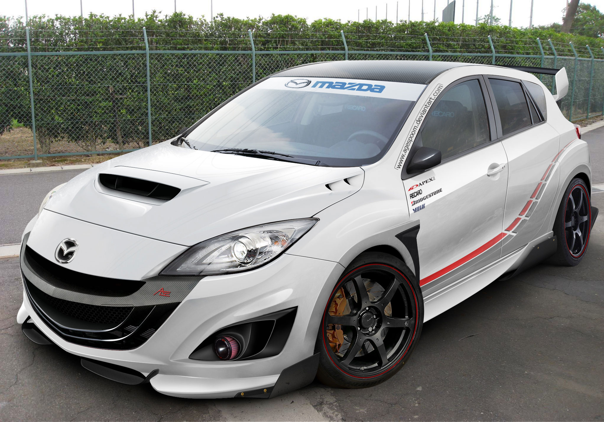 mazda 3 mps by ~agespoom on deviantART