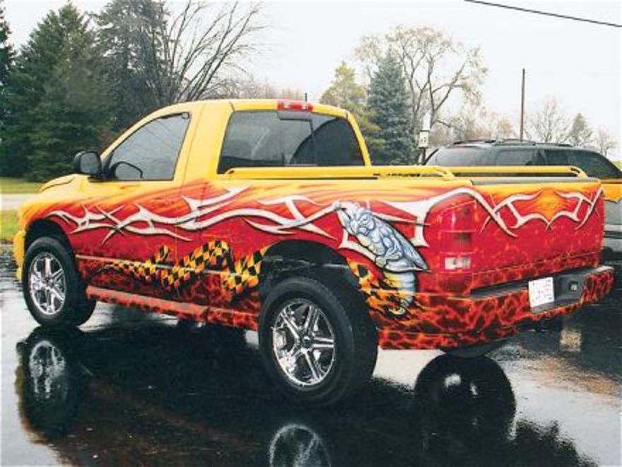 2004 Dodge Rumble Bee Rear; 2004 Dodge Ram