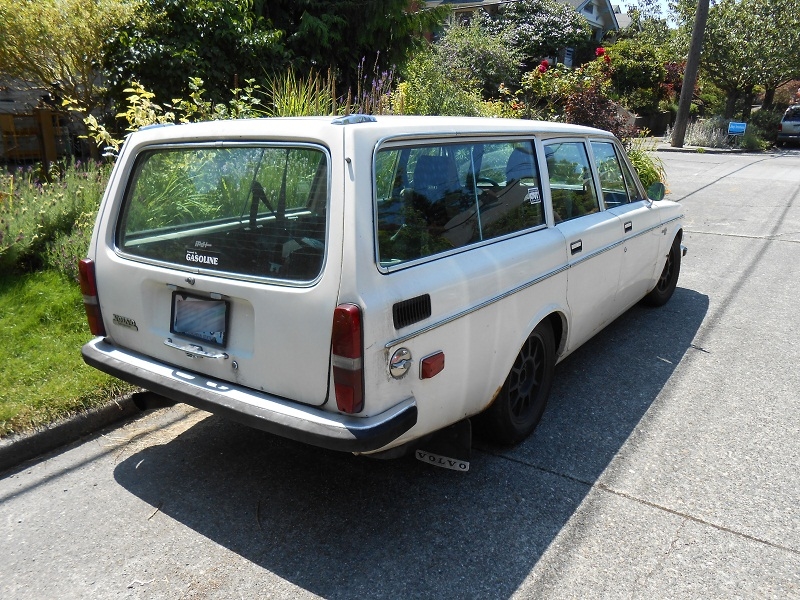 1972 Volvo 145E Wagon. Posted on Old Parked Cars 8/11/10.