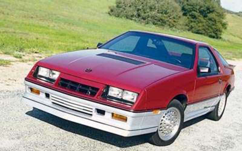 1984 Dodge Daytona Turbo Z coupe, part of the 1984-1990 Dodge Daytona line