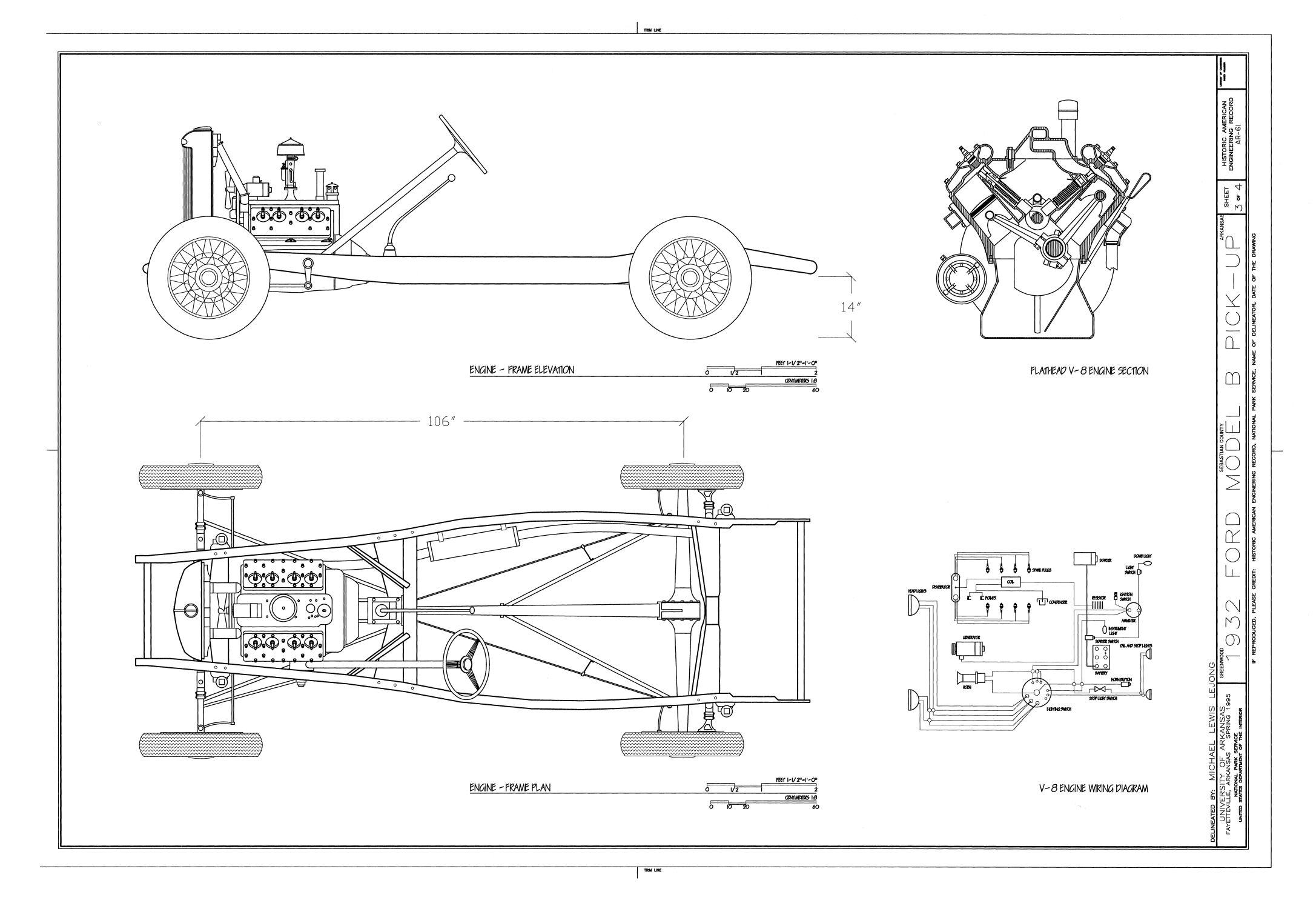 Чертежи ford model a